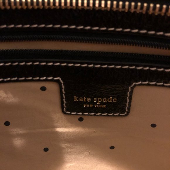 Kate Spade Black leather tote bag - Picture 4 of 8